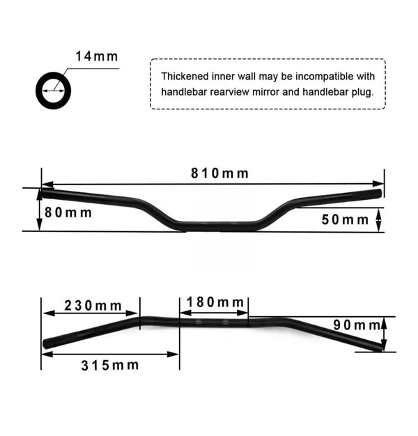 Tuttio Low Riser Handle bars